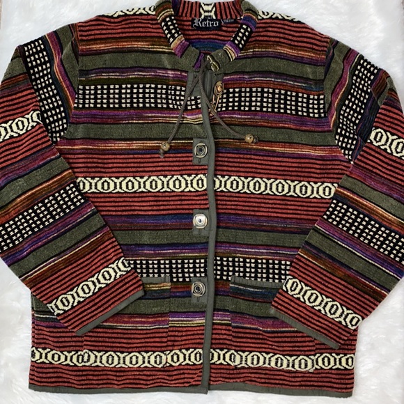 RETRO Striped Jacket - Picture 10 of 10